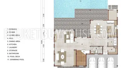BAN7200: Three Bedroom Pool Villa Not Far From Bang Tao beach. Fotoğraf #21