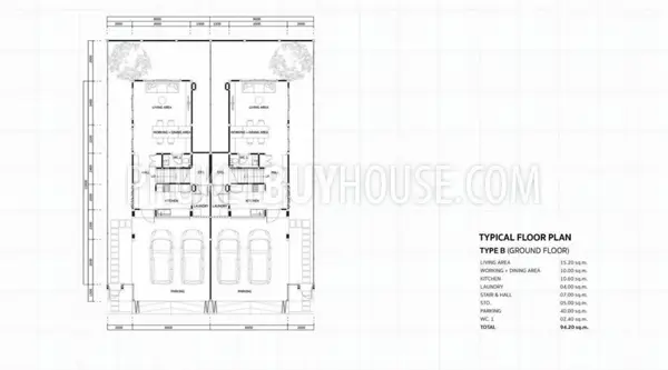 KOH6134: 2 Storey 3 Bedroom Loft in Koh Kaew. Fotoğraf #4
