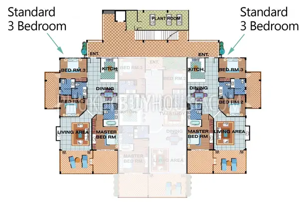 LAY6936: Gorgeous 3 bedroom Apartment in Layan beach area. Photo #7