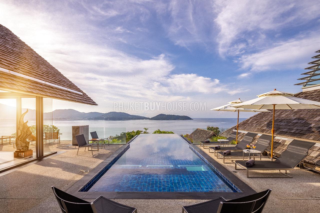KAM6122: Luxury Villa with panoramic views of the Ocean and Patong Bay. Photo #6