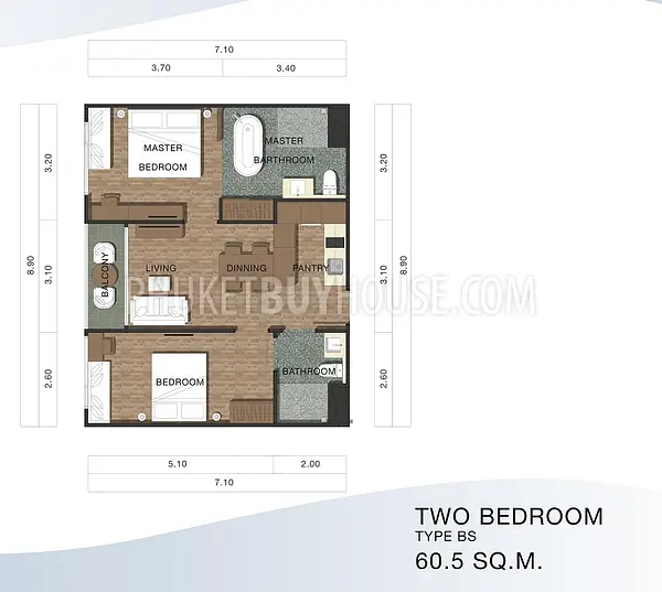 KAR6170: Новые апартаменты с 2 спальнями и видом на море в комплексе на Кароне. Фото #2