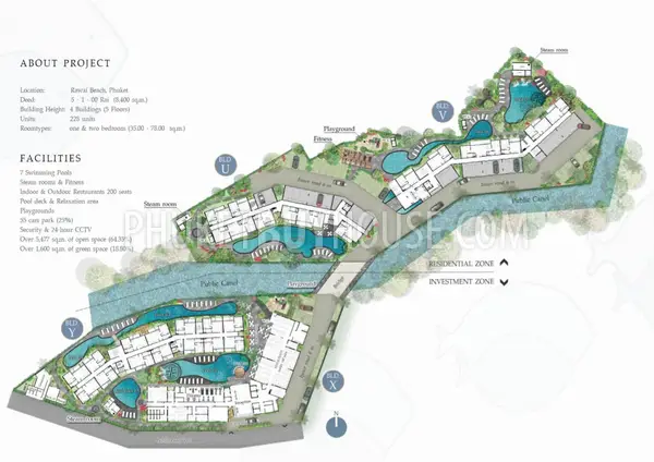 RAW6177: Apartments for Sale in the project from a famous developer in Rawai Area. Fotoğraf #1