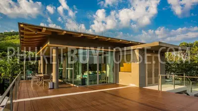 LAY6180: Charming villa with indescribable sea views in the silence of a tropical forest near Layan Beach. Photo #3
