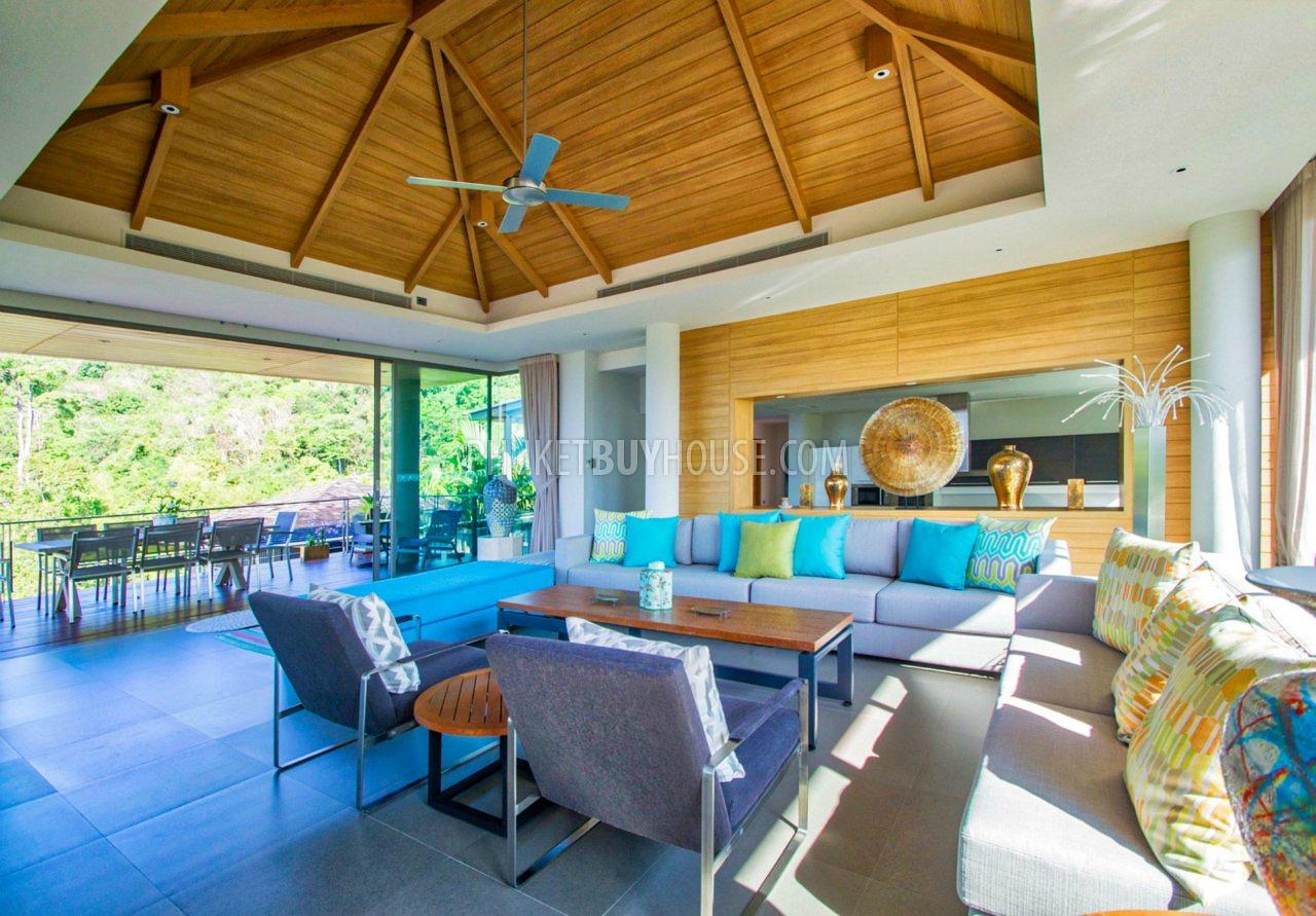 LAY6181: Villa with amazing views of the green valley and the endless sea in the area of ​​Layan Beach. Photo #6