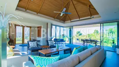 LAY6181: Villa with amazing views of the green valley and the endless sea in the area of ​​Layan Beach. Photo #7