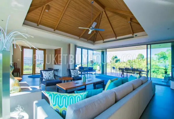 LAY6181: Villa with amazing views of the green valley and the endless sea in the area of ​​Layan Beach. Photo #7