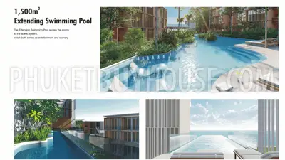 KAM6183: Studio in a New Huge Project 180 Meters from Kamala Beach. Photo #34