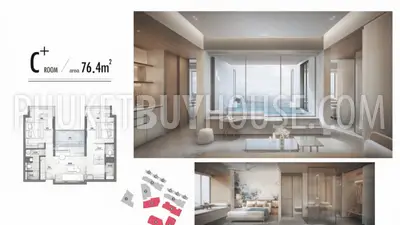 KAM6186: Роскошные апартаменты с двумя спальнями в новом проекте на Камале. Фото #1