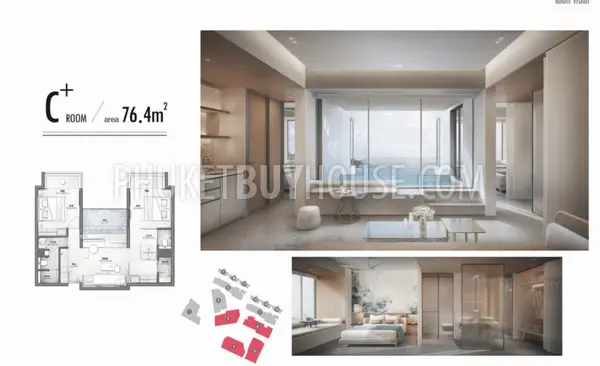 KAM6186: 卡马拉地区2室期房公寓. 照片 #1