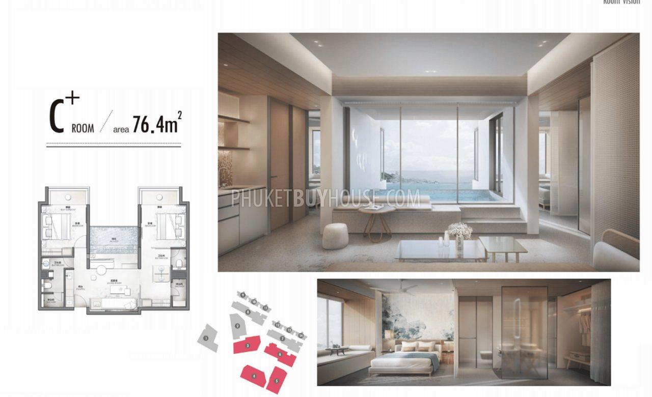 KAM6186: Роскошные апартаменты с двумя спальнями в новом проекте на Камале. Фото #1