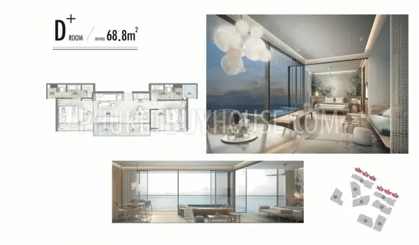 KAM6186: 卡马拉地区2室期房公寓. 照片 #9