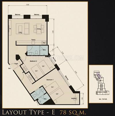 SUR6189: Апартаменты с Уникальным Дизайном и Двумя Спальнями в Новом Проекте на Сурине. Фото #3