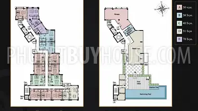 SUR6189: Apartments with a Unique Design and Two Bedrooms in a New Project in Surin area. Photo #4