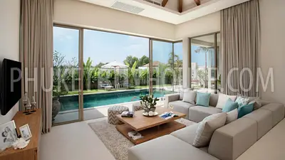 BAN6190: Tropical Three-bedroom Villa in a New Project in Bang Tao. Fotoğraf #12