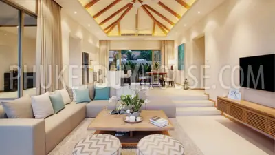 BAN6190: Tropical Three-bedroom Villa in a New Project in Bang Tao. Fotoğraf #13