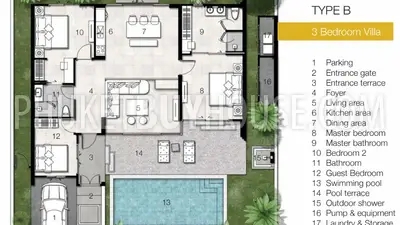 BAN6191: Villa in a New Guarded Complex, close to Bang Tao beach. Fotoğraf #1