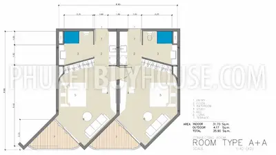 BAN6217: Luxury Apartments at an Affordable Price in a New Complex near Bang Tao Beach. Fotoğraf #22