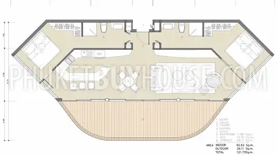 BAN6218: Luxury 1 Bedroom Apartments in a New Cozy Project in Bang Tao. Fotoğraf #6
