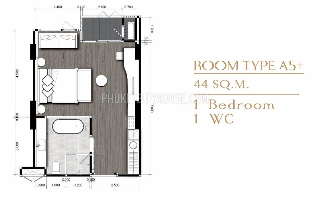 KAM6221: Апартаменты-студия по Доступной Цене в новом Комплексе на Камале. Фото #30