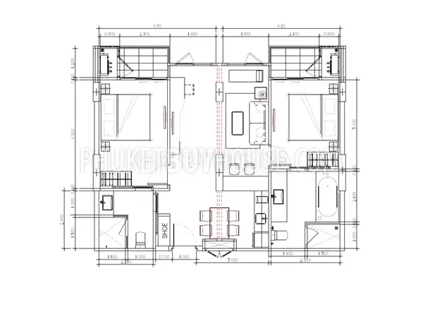 KAM6223: Two-Bedroom Apartment in a Newly Built Complex in Kamala. Photo #33