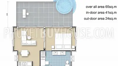KAM6225: Остался только 1 коттедж в Камале с собственным джакузи или инфинити бассейном за 4.9 миллиона. Фото #2