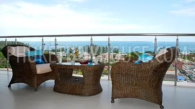 KAR6208: Spacious 2-bedroom Apartment with Stunning Sea Views near Karon Beach. Photo #1