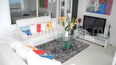 KAR6208: Spacious 2-bedroom Apartment with Stunning Sea Views near Karon Beach. Photo #3