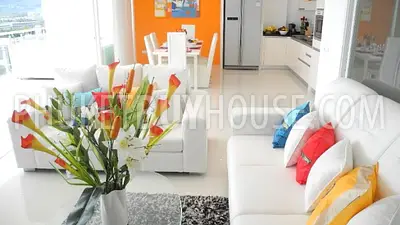 KAR6208: Spacious 2-bedroom Apartment with Stunning Sea Views near Karon Beach. Photo #7