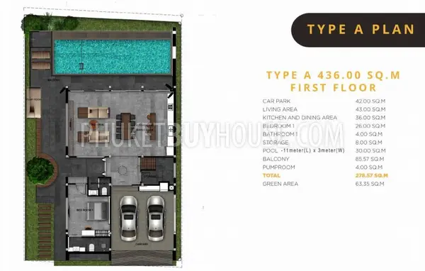 CHE6243: The Project of Cozy Villas in Loft Style Design in the Heart of the Island - Cherng Talay. Fotoğraf #53