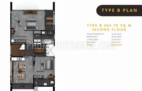 CHE6243: The Project of Cozy Villas in Loft Style Design in the Heart of the Island - Cherng Talay. Fotoğraf #56