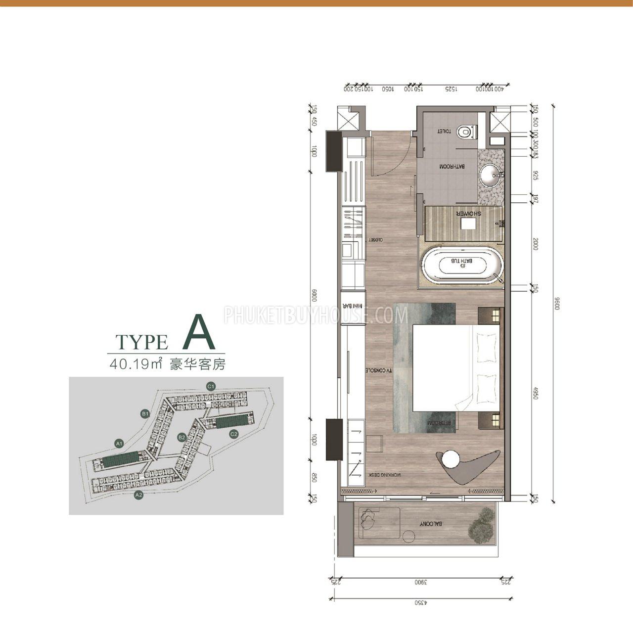 LAY6264: 1 Bedroom Apartment in a New Hotel Project 400 m. from Layan Beach. Photo #23