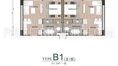 LAY6265: Уютная студия в отельном комплексе, в пешей доступности от пляжа Лаян. Фото #13