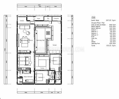 BAN6282: New Villa with 3 Bedrooms and Private Pool in a Convenient Area near Bang Tao. Photo #30