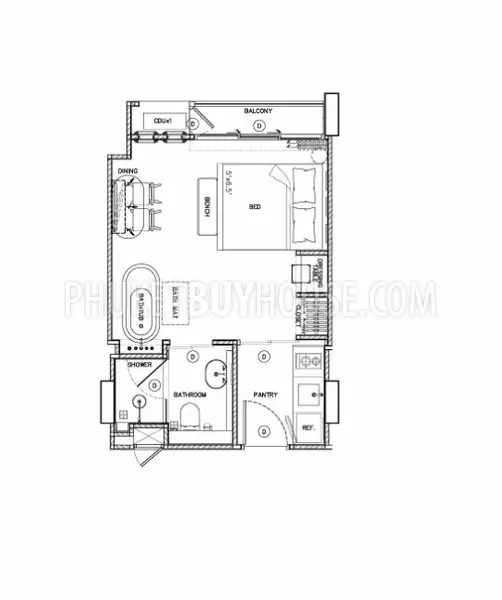 BAN6289: Fusion Apartment in Bang Tao Beach. Photo #15
