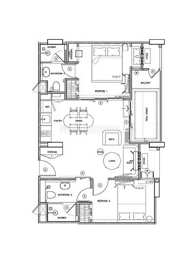 BAN6291: Luxurious Apartment in Bang Tao Beach. Photo #11