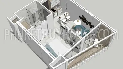 CHA6300: Apartments in New Project in Chalong. Photo #12