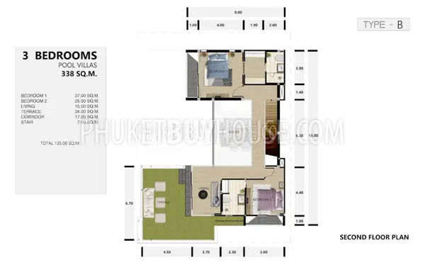 CHE6278: Cozy Modern 3-Bedroom Villa in Bang Tao. Fotoğraf #48