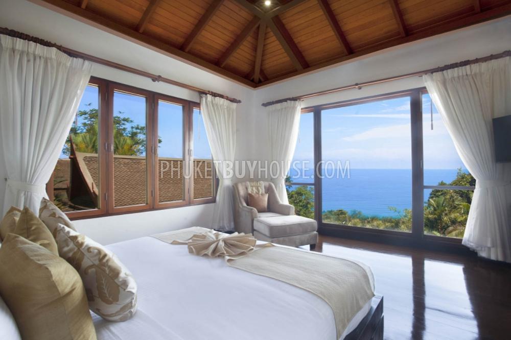 SUR6303: Villa With Sea View in Surin Beach. Photo #13