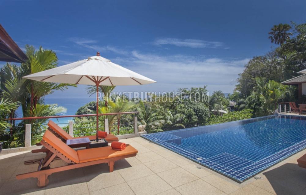 SUR6303: Villa With Sea View in Surin Beach. Photo #15