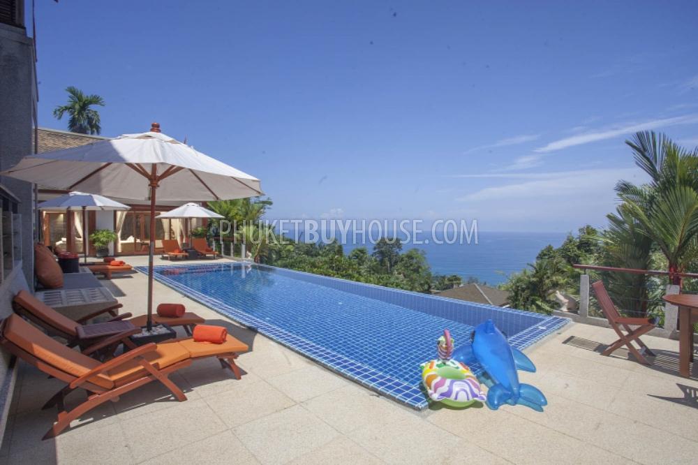 SUR6303: Villa With Sea View in Surin Beach. Photo #17