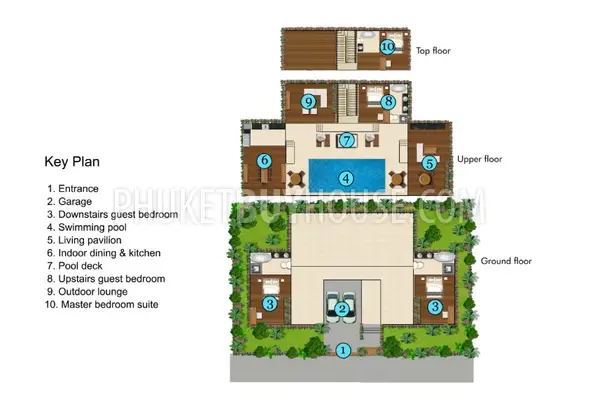 SUR6303: Villa With Sea View in Surin Beach. Photo #31