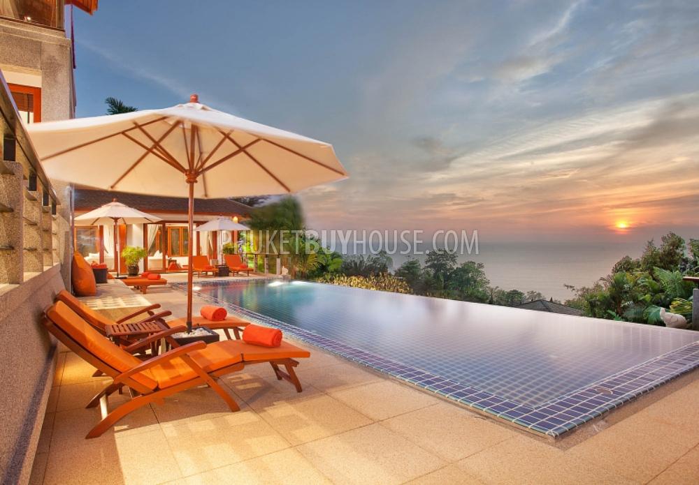 SUR6303: Villa With Sea View in Surin Beach. Photo #36