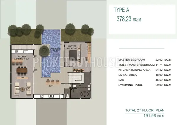 CHE6310: Exclusive Loft Villa in Cherng Talay. Fotoğraf #1