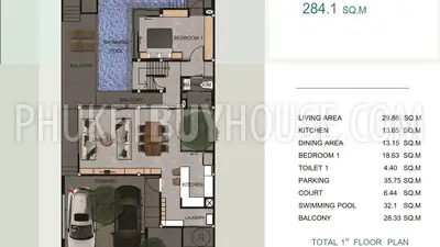 CHE6311: Attractive Three Bedroom Villa in Cherng Talay. Fotoğraf #7