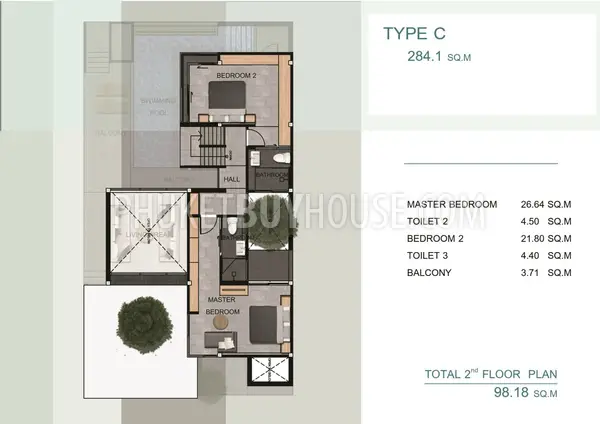 CHE6311: Attractive Three Bedroom Villa in Cherng Talay. Fotoğraf #8