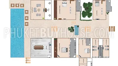 KAT6318: Heavenly Villa With Sea View in Kata Beach. Photo #31