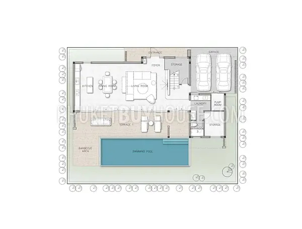 BAN21889: Luxurious 3 Bedroom Villa in Bang Tao. Photo #16