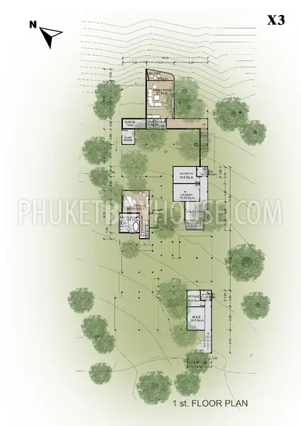 ISL7356: Modern Tropical Ocean Pool Villas in Koh Sirey. Photo #18