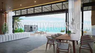 ISL7356: Modern Tropical Ocean Pool Villas in Koh Sirey. Photo #16