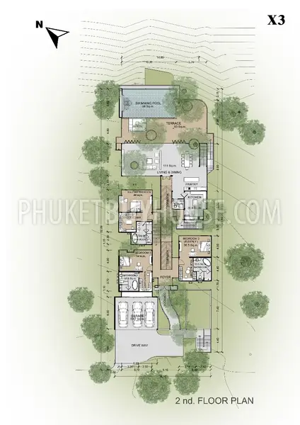 ISL7356: Modern Tropical Ocean Pool Villas in Koh Sirey. Photo #20